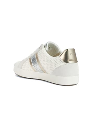 Geox Sneakers "Dblomiee" in Silber/ Weiß/ Gold