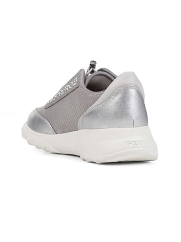 Geox Sneakersy "Dalleniee" w kolorze srebrno-szarym
