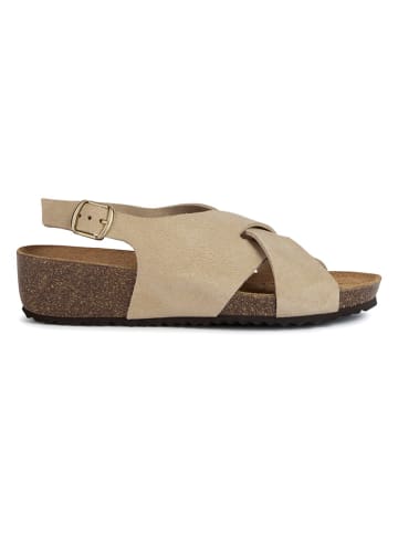 Geox Leren sandalen "Dsthellae" beige
