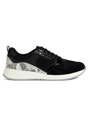 Geox Sneakersy "Dbulmya" w kolorze czarnym ze wzorem
