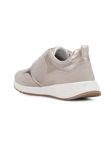 Geox Sneakers "Dbulmya" in Silber/ Taupe
