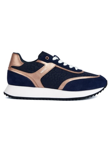 Geox Sneakers "Ddoralea" goudkleurig/donkerblauw