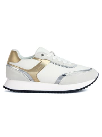 Geox Sneakers "Ddoralea" goudkleurig/zilverkleurig/wit