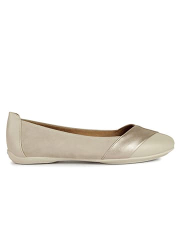 Geox Ballerinas "Dcharlene" in Gold/ Beige