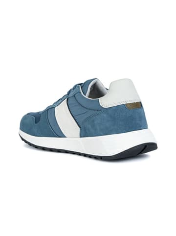 Geox Sneakersy "Molveno" w kolorze turkusowo-białym