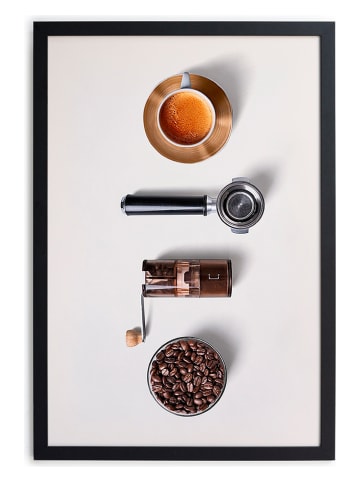 Really Nice Things Druk artystyczny "Coffee Routine" w ramce - 30 x 40 cm