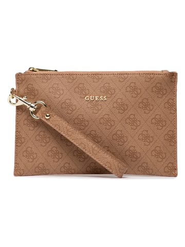 Guess Clutch lichtbruin - (B)23 cm x (H)14 cm x (D)1 cm