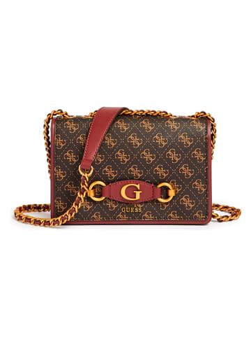 Guess Umhängetasche in Schwarz/ Braun - (B)24 cm x (H)15 cm x (T)7 cm