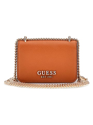 Guess Torebka w kolorze jasnobrązowym - 12 x 8 x 3 cm