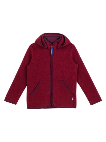 finkid Wollen fleece vest "Luonto" rood