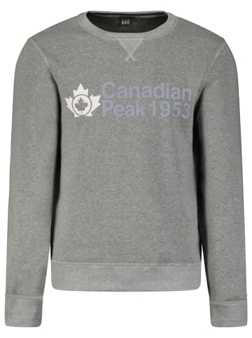 Canadian Peak Sweatshirt "Ganteak" in Grau