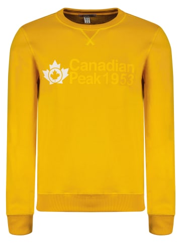 Canadian Peak Sweatshirt "Ganteak" in Senf
