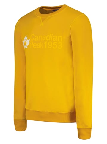 Canadian Peak Sweatshirt "Ganteak" mosterdgeel