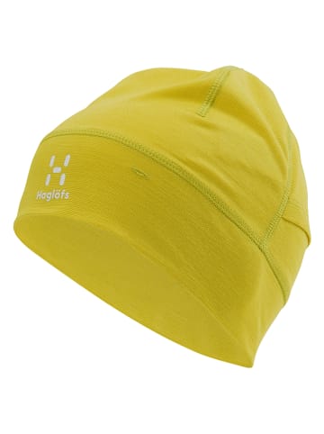 Haglöfs Czapka beanie "Pioneer Helmet" w kolorze żółtym