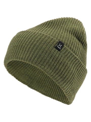 Haglöfs Wollen beanie "Watch Me" olijfgroen