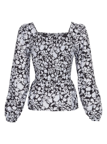 MOSS COPENHAGEN Bluzka "Della Ladonna" w kolorze czarno-białym