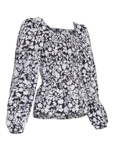 MOSS COPENHAGEN Bluzka "Della Ladonna" w kolorze czarno-białym