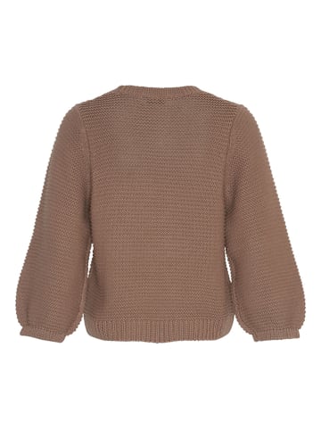 MOSS COPENHAGEN Sweter "Abrielle" w kolorze jasnobrązowym
