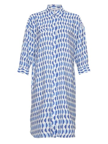 MOSS COPENHAGEN Sukienka "Maretha" w kolorze niebieskim