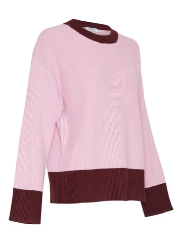 MOSS COPENHAGEN Sweter "Lieke Like" w kolorze jasnoróżowym