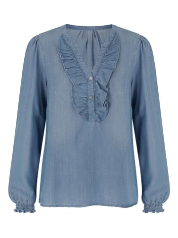 Heine Lyocell blouse blauw