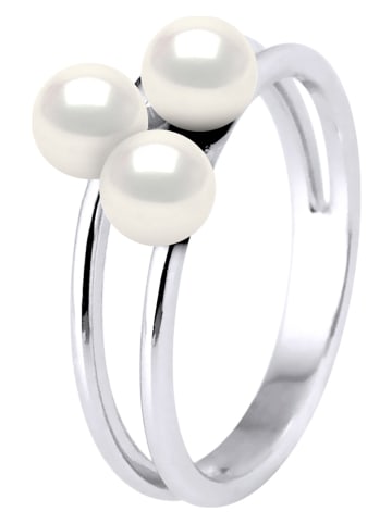 La Manufacture Royale Silber-Ring mit Perlen