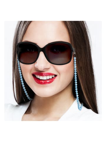 Pearline Brillenkette mit Edelsteinen - (L)65 cm