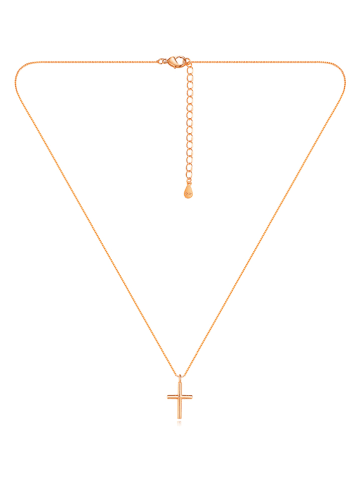 MAISON D'ARGENT Rosévergulde ketting met hanger - (L)40 cm
