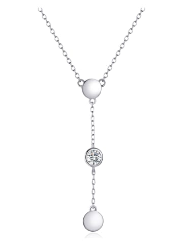 MAISON D'ARGENT Silber-Halskette mit Edelstein - (L)40 cm
