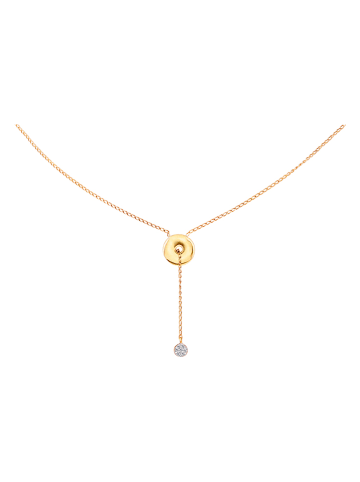 Revoni Gold-Halskette mit Diamant - (L)42 cm