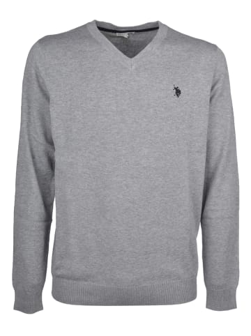U.S. Polo Assn. Sweter w kolorze szarym