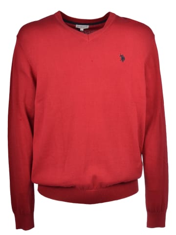 U.S. Polo Assn. Sweter w kolorze czerwonym