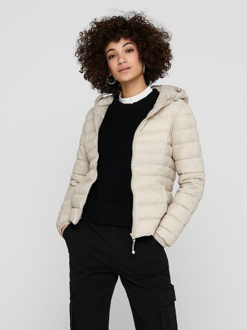 ONLY Doorgestikte jas beige
