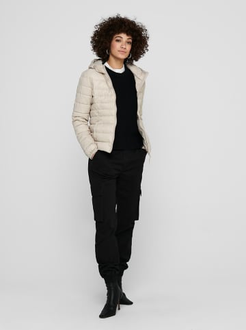 ONLY Doorgestikte jas beige