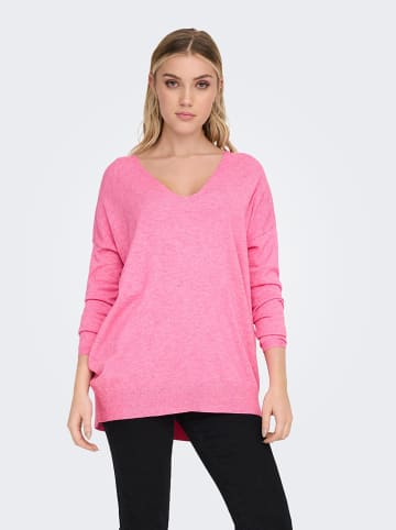ONLY Sweter "Lely" w kolorze różowym