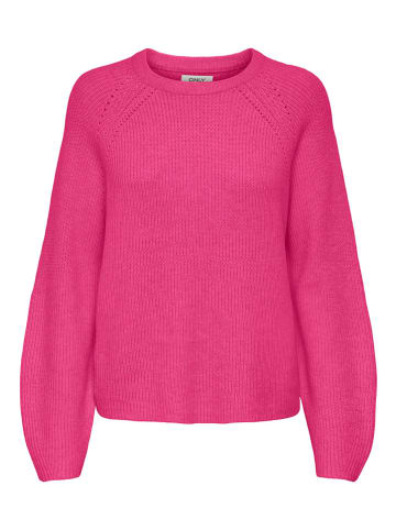 ONLY Sweter "Fia" w kolorze różowym