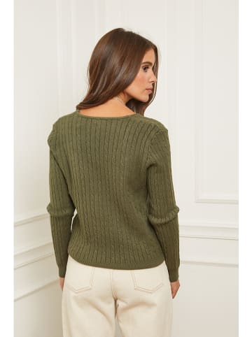 Soft Cashmere Pullover in Khaki