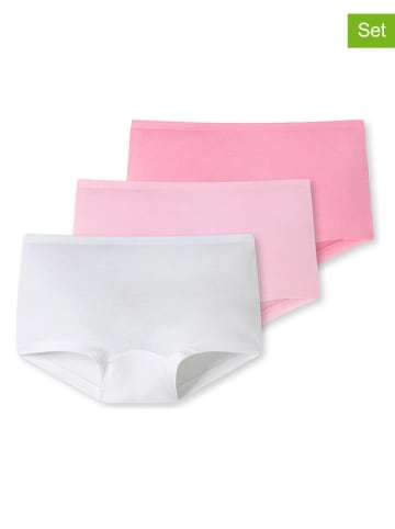 Schiesser 3-delige set: slips roze/lichtroze/wit