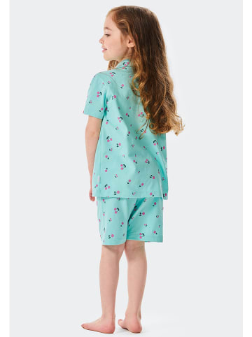 Schiesser Pyjama turquoise
