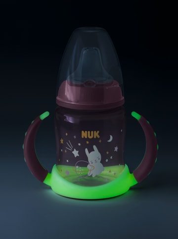 NUK 2-delige set: drinkleerfles "First Choice - Glow" lichtroze - 150 ml