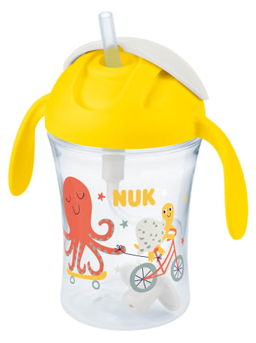 NUK Kubek "Motion Cup" w kolorze żółtym do nauki picia - 230 ml