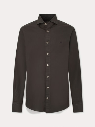 Hackett London Blouse bruin