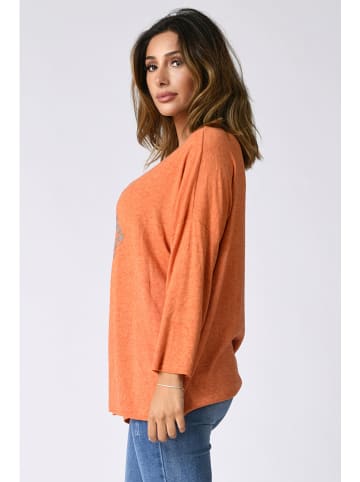 Plus Size Company Trui "Manille" oranje