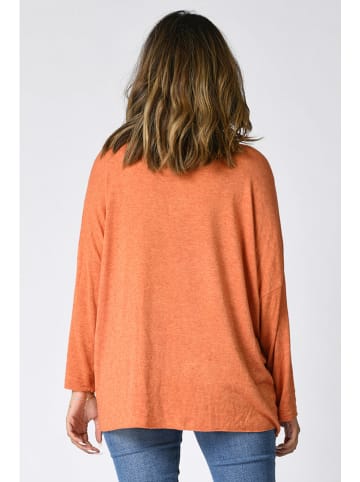 Plus Size Company Sweter "Manille" w kolorze pomarańczowym