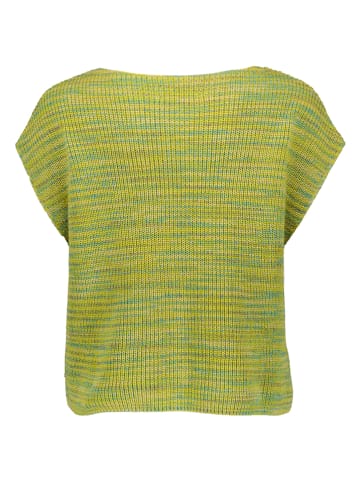 Marc O'Polo Sweter w kolorze żółto-zielonym
