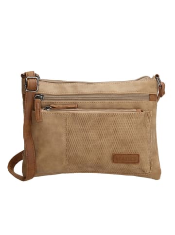 Beagles Schoudertas "Brunete" lichtbruin - (B)24 x (H)16 x (D)4 cm