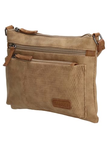 Beagles Schoudertas "Brunete" lichtbruin - (B)24 x (H)16 x (D)4 cm