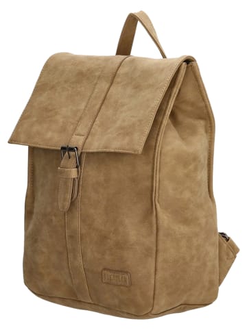 Beagles Rucksack in Beige - (B)24 cm x (H)31 cm x (T)11 cm