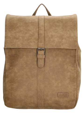 Beagles Rucksack in Hellbraun - (B)28 cm x (H)38 cm x (T)13 cm