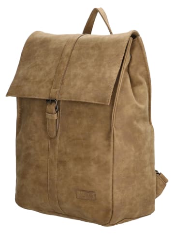 Beagles Rugzak "Arjonilla" lichtbruin - (B)28 cm x (H)38 cm x (D)13 cm